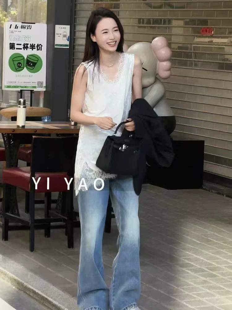 【熙木】高品质时尚百搭显瘦蕾丝背心5CTDD8476
