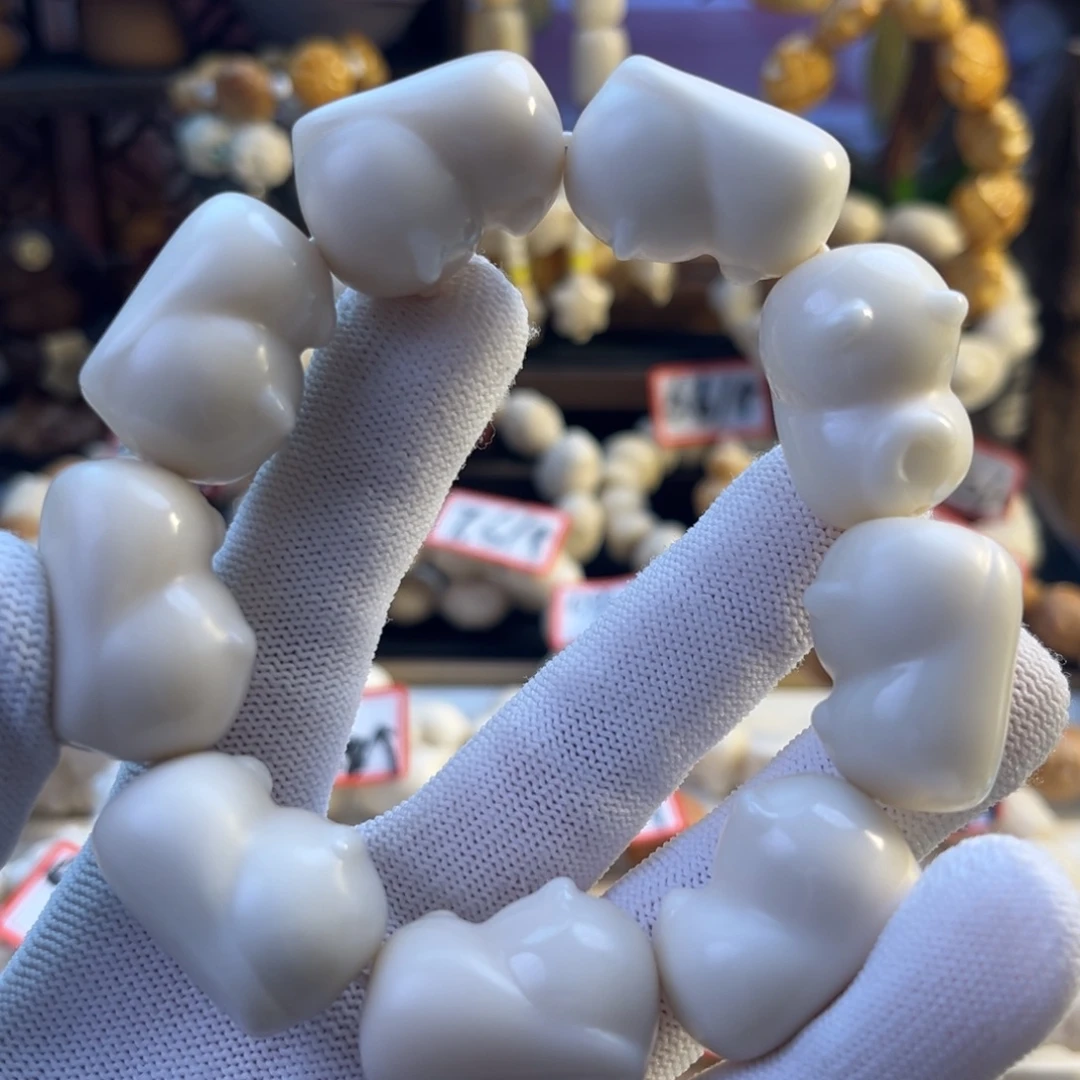 菩提根/象牙果手串-趴趴猫卡27