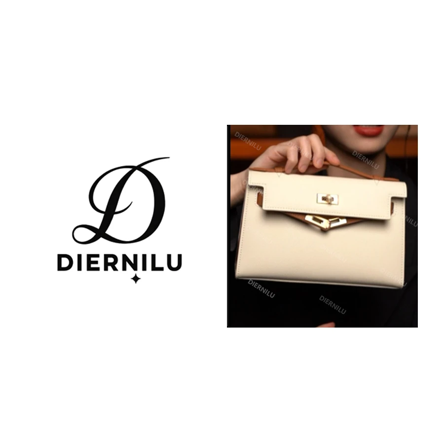 DIERNILU/22cm原创高定真皮包-H1282