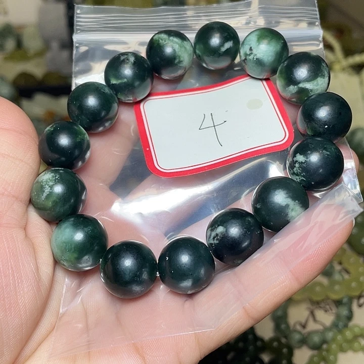 蛇纹石玉未镶嵌手链