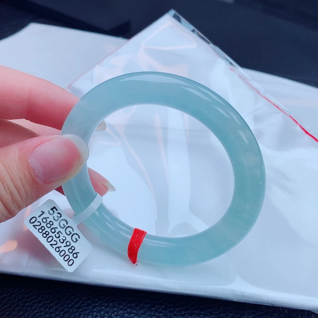 翡翠手镯未镶嵌天然缅甸翡翠A货手镯