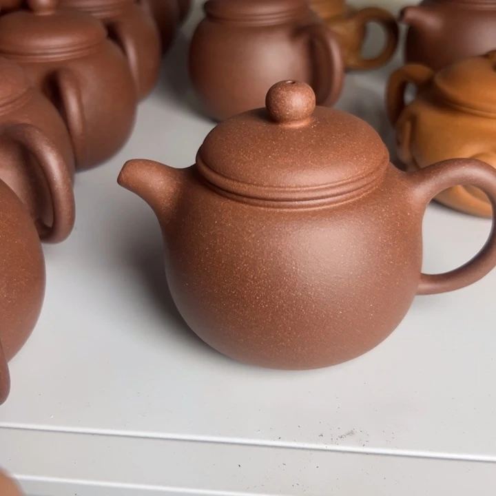 紫砂茶壶紫泥半手不挑230