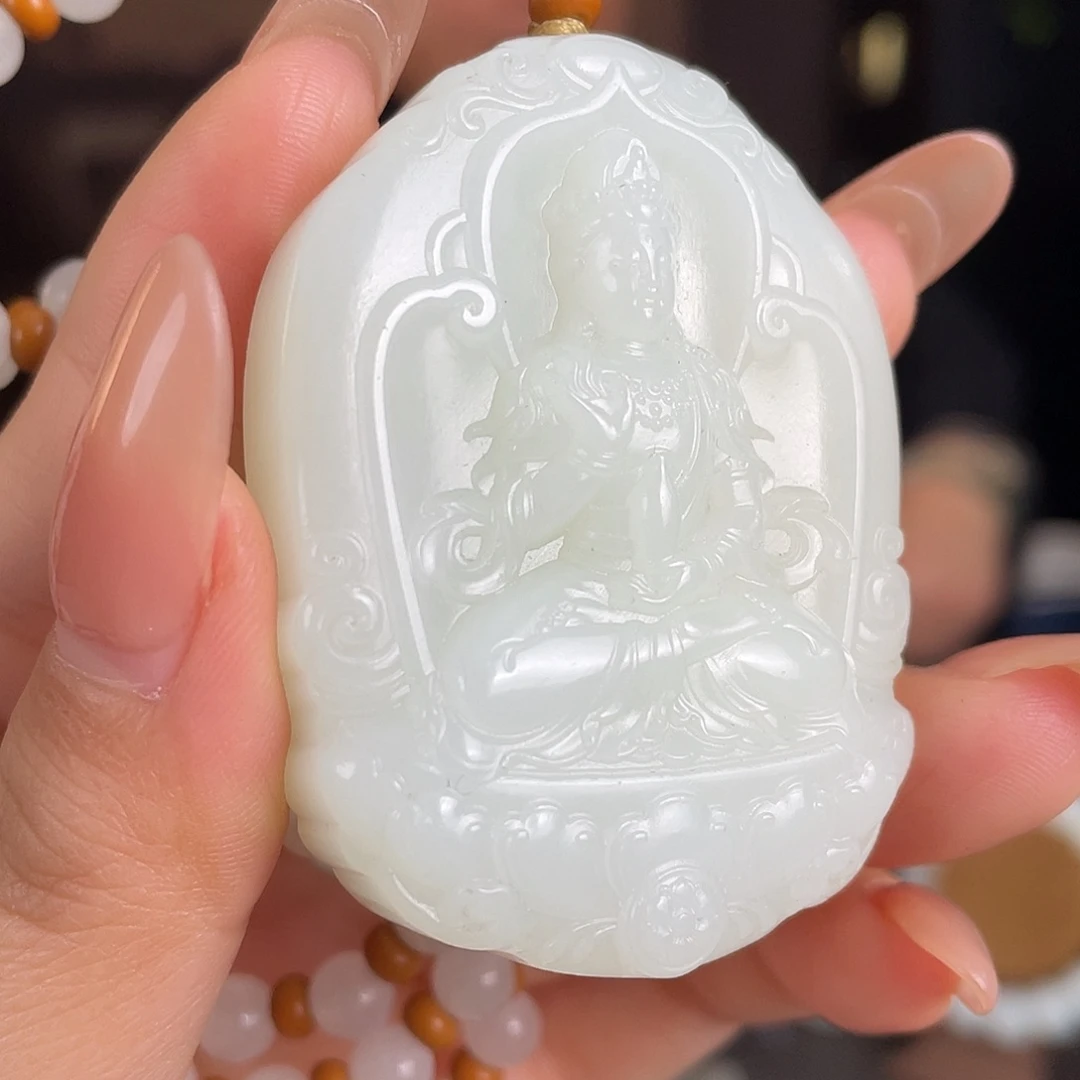 和田玉未镶嵌颈饰定制发货