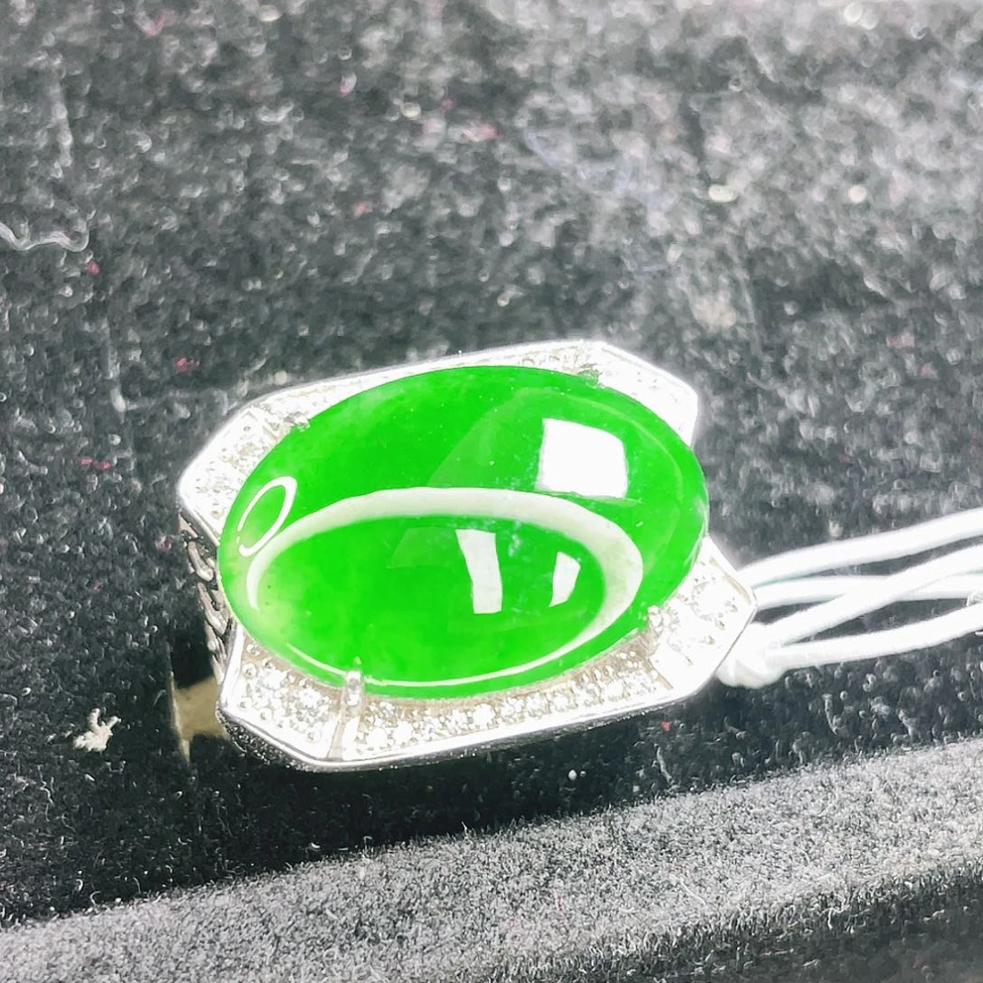 翡翠银S925镶嵌颈饰89