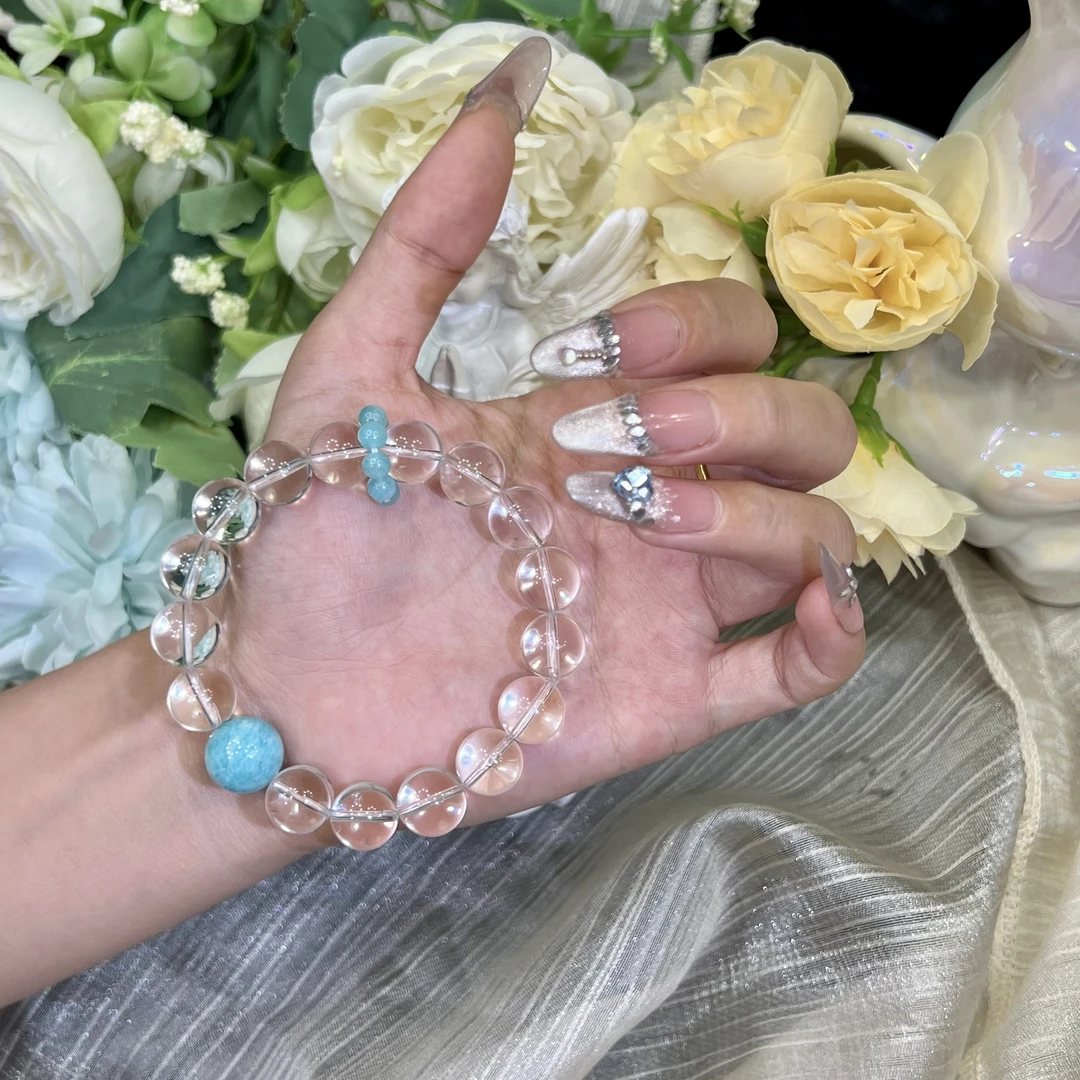 【月下潮汐】天然白水晶手串 多样性发货 发其一Z-039