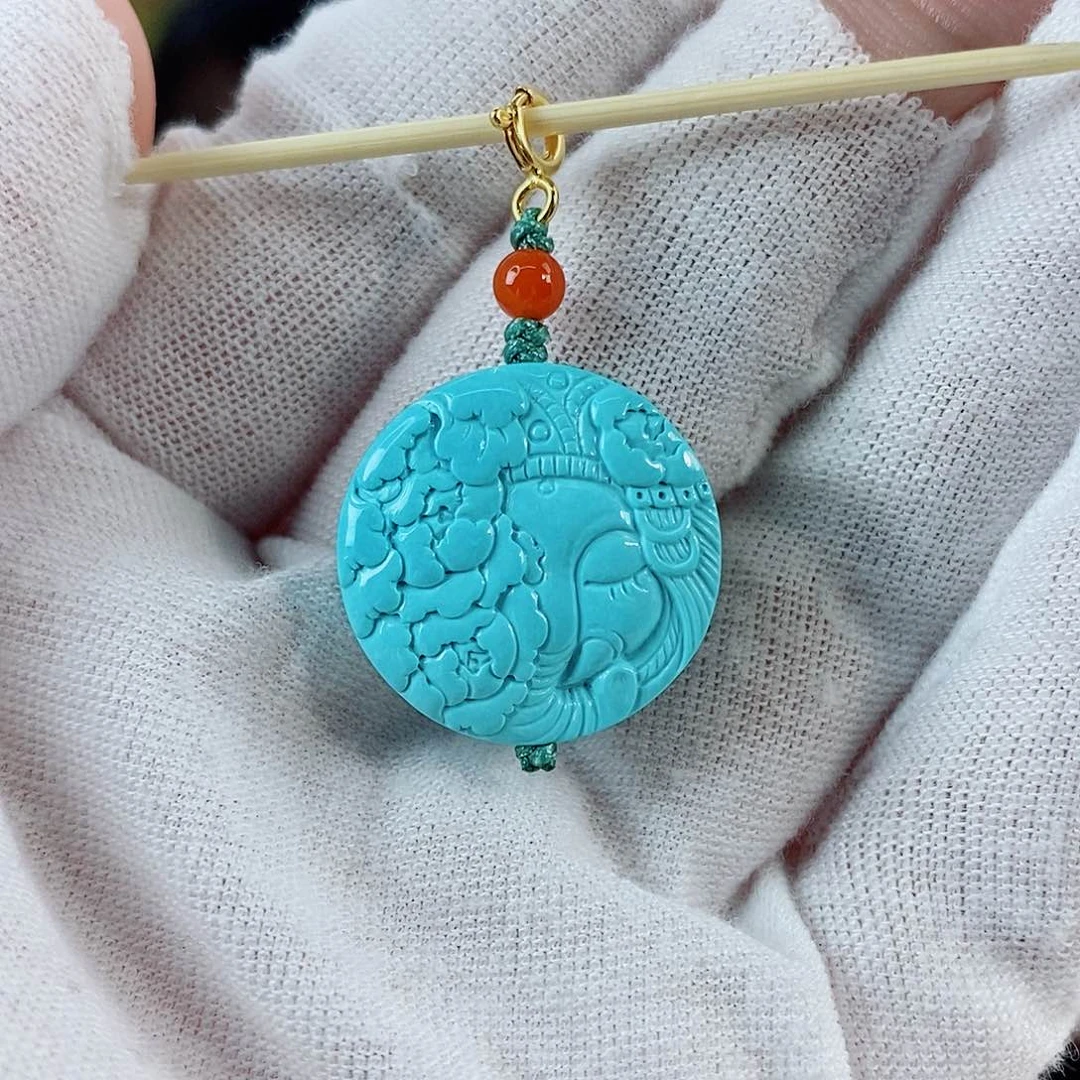 绿松石珠宝奇石未镶嵌