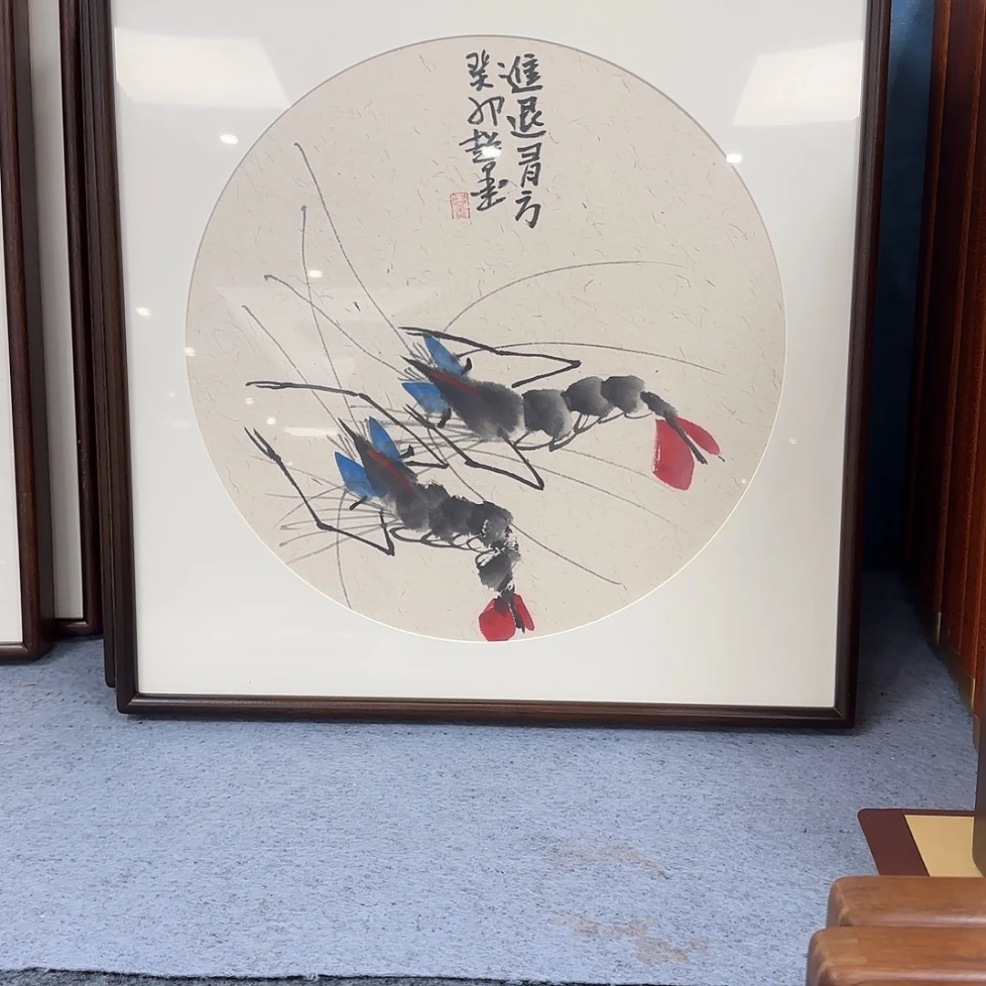 曹***龙国画郑志超精品带框