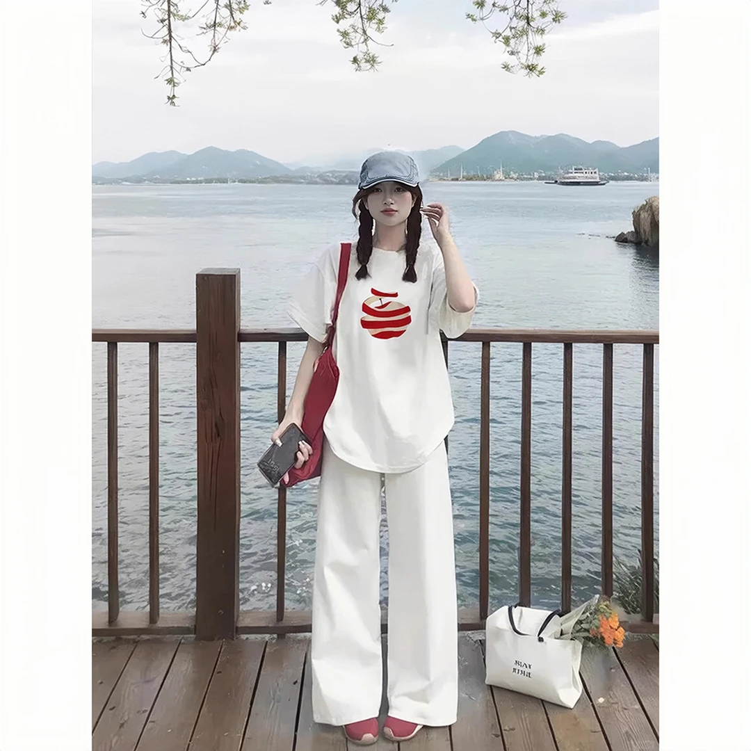 新款韩版宽松短袖t恤女夏季休闲百搭学生oversize宽松慵懒风上衣