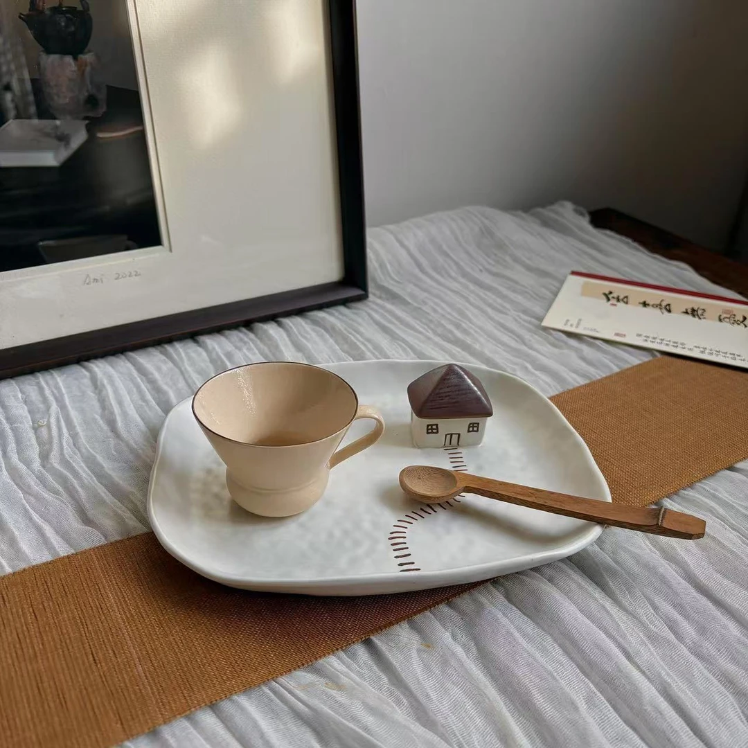 小喜宅 小喜宅平盘+迷你咖啡杯+老爷爷勺