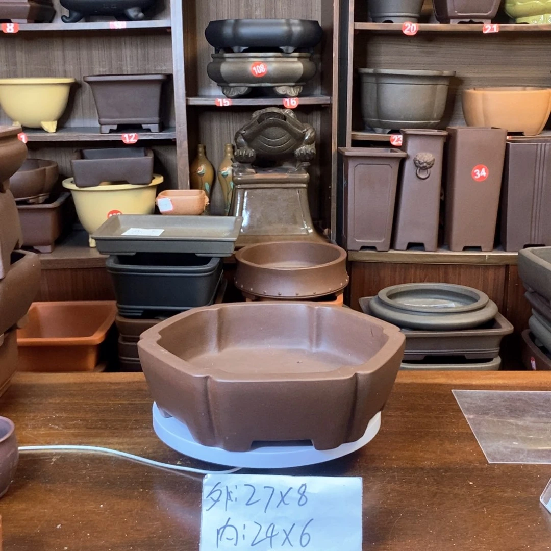 紫砂花盆紫砂花盆