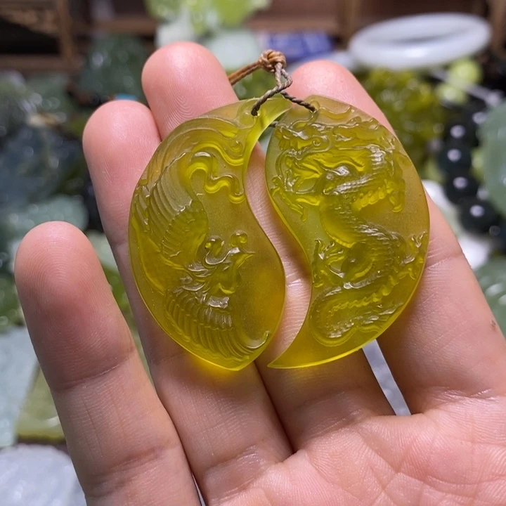 岫玉未镶嵌岫玉颈饰