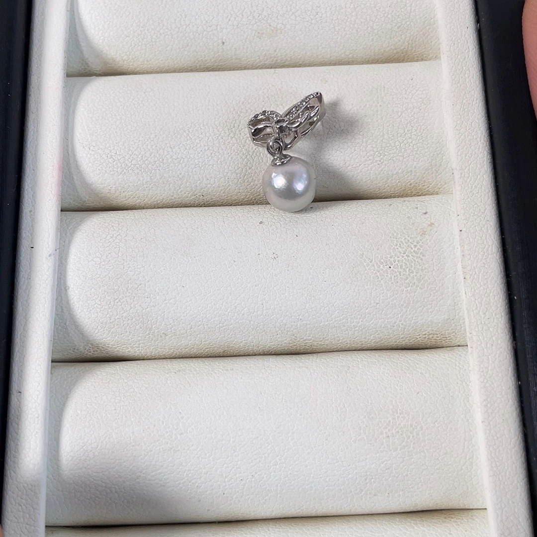 海水珍珠颈饰银S925镶嵌