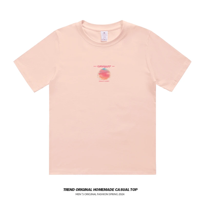 【T恤系列】落日海 230g男女同款短袖