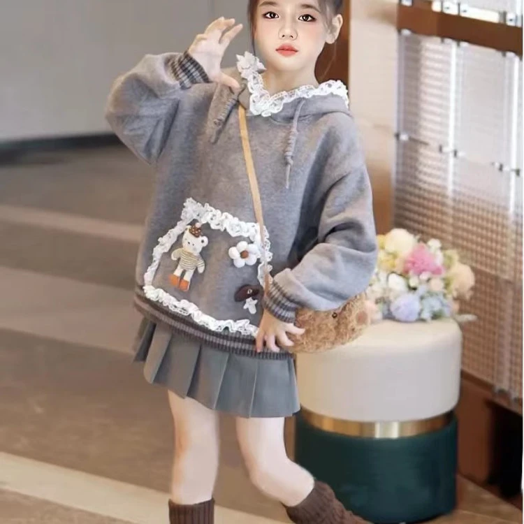 2025新款衣服儿童秋款儿童童装女童针时尚韩版休闲百儿童夏季韩版