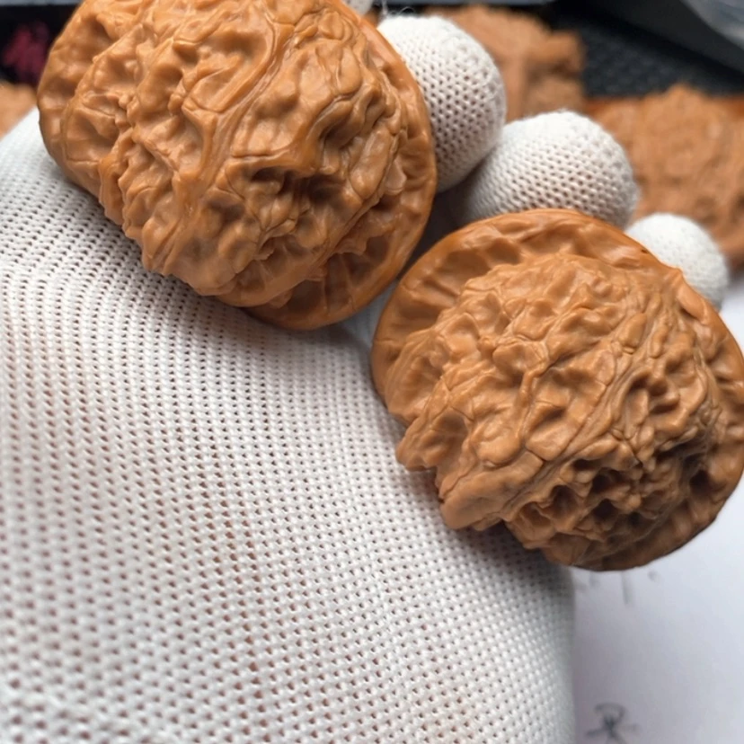 【闪购商品】把件文玩核桃17白狮子