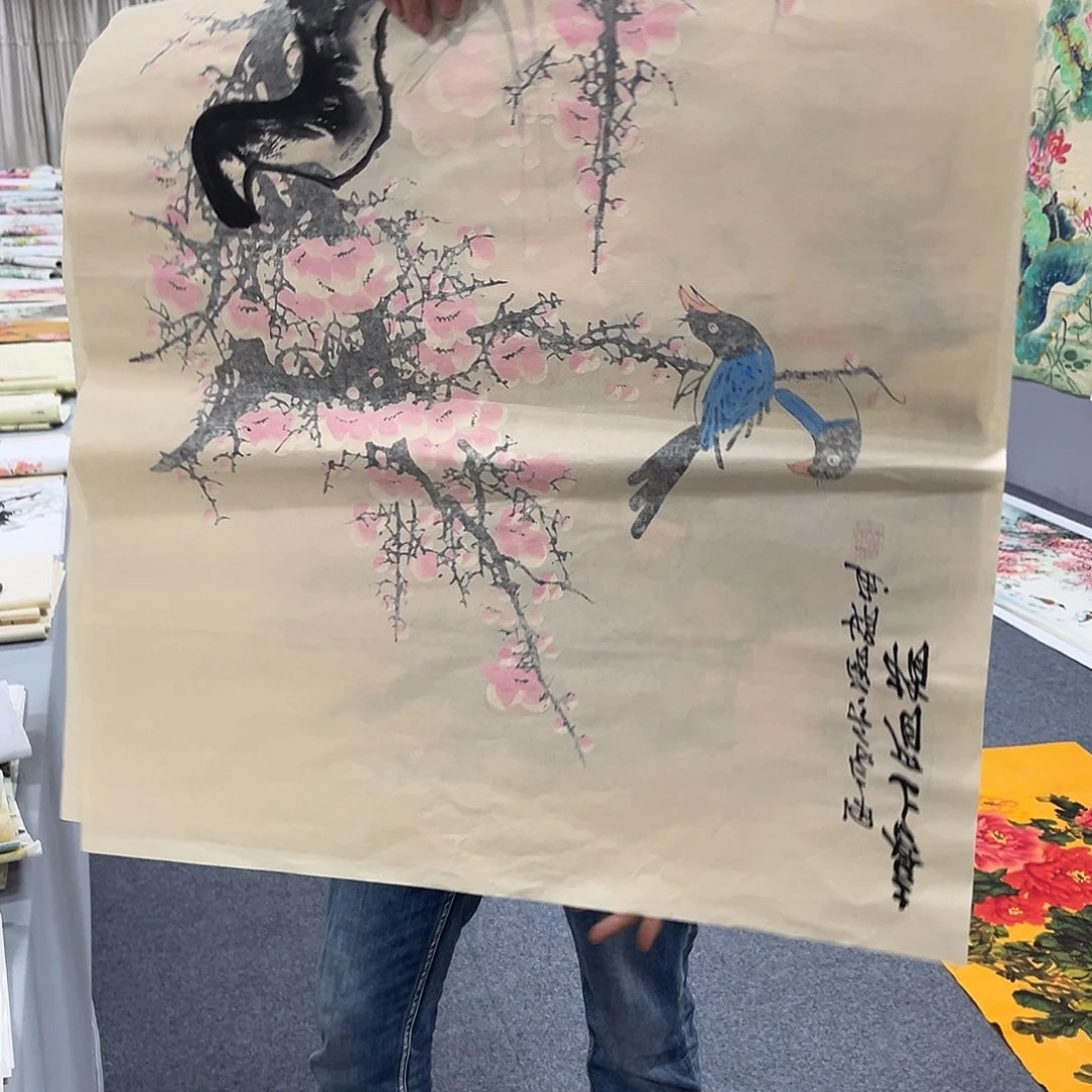 国画国画老师手绘作品