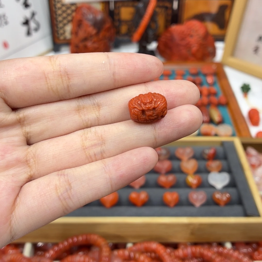 南红玛瑙未镶嵌配饰南红龙桶珠