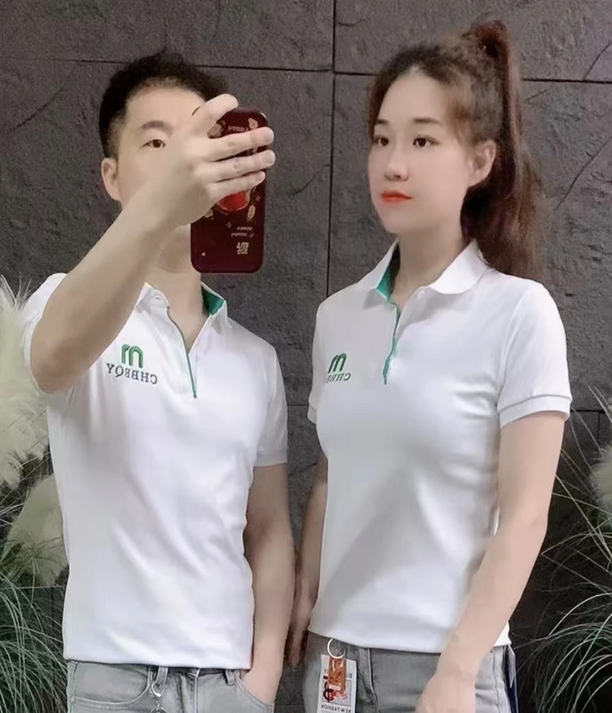 潮流新款情侣短袖2025夏季爆款T修身百搭时尚气质8530刺绣POLO衫