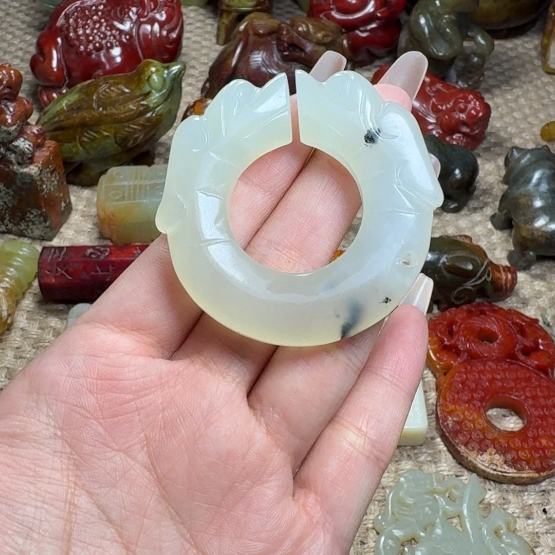 吊坠白玉菩提挂件