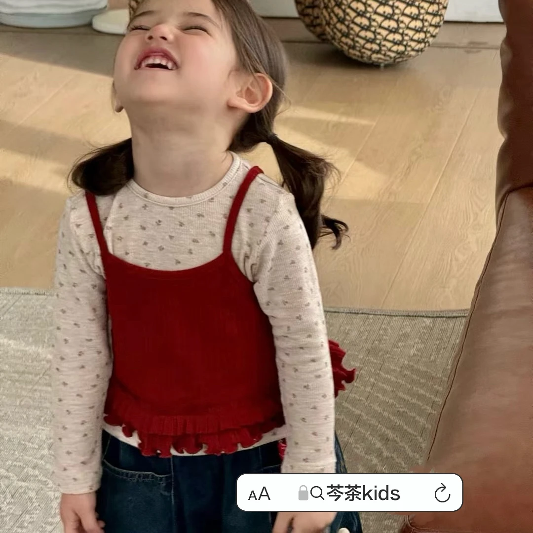 【019-088】秋季新款童装韩系女童上衣裤子套装组合定制
