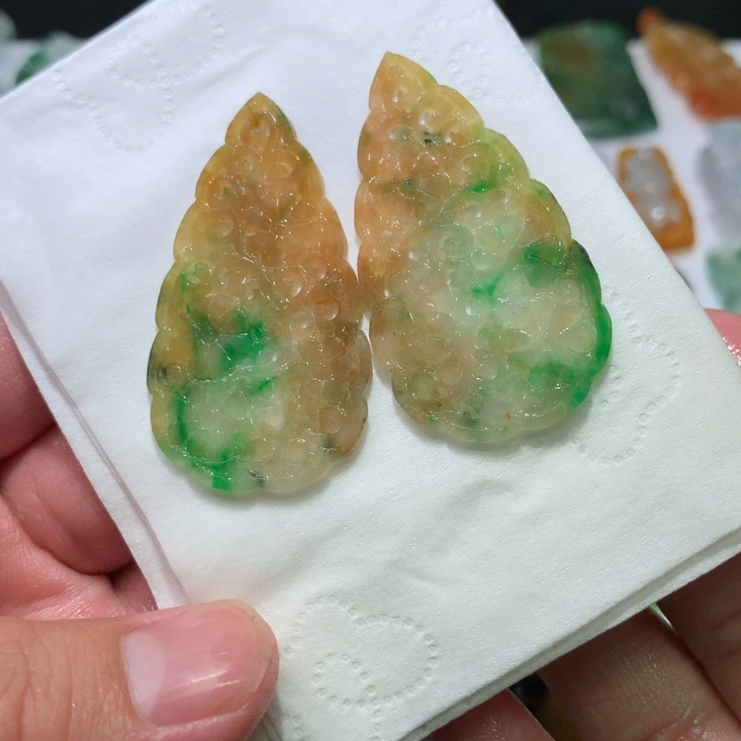 未镶嵌定制翡翠G**谷吊坠