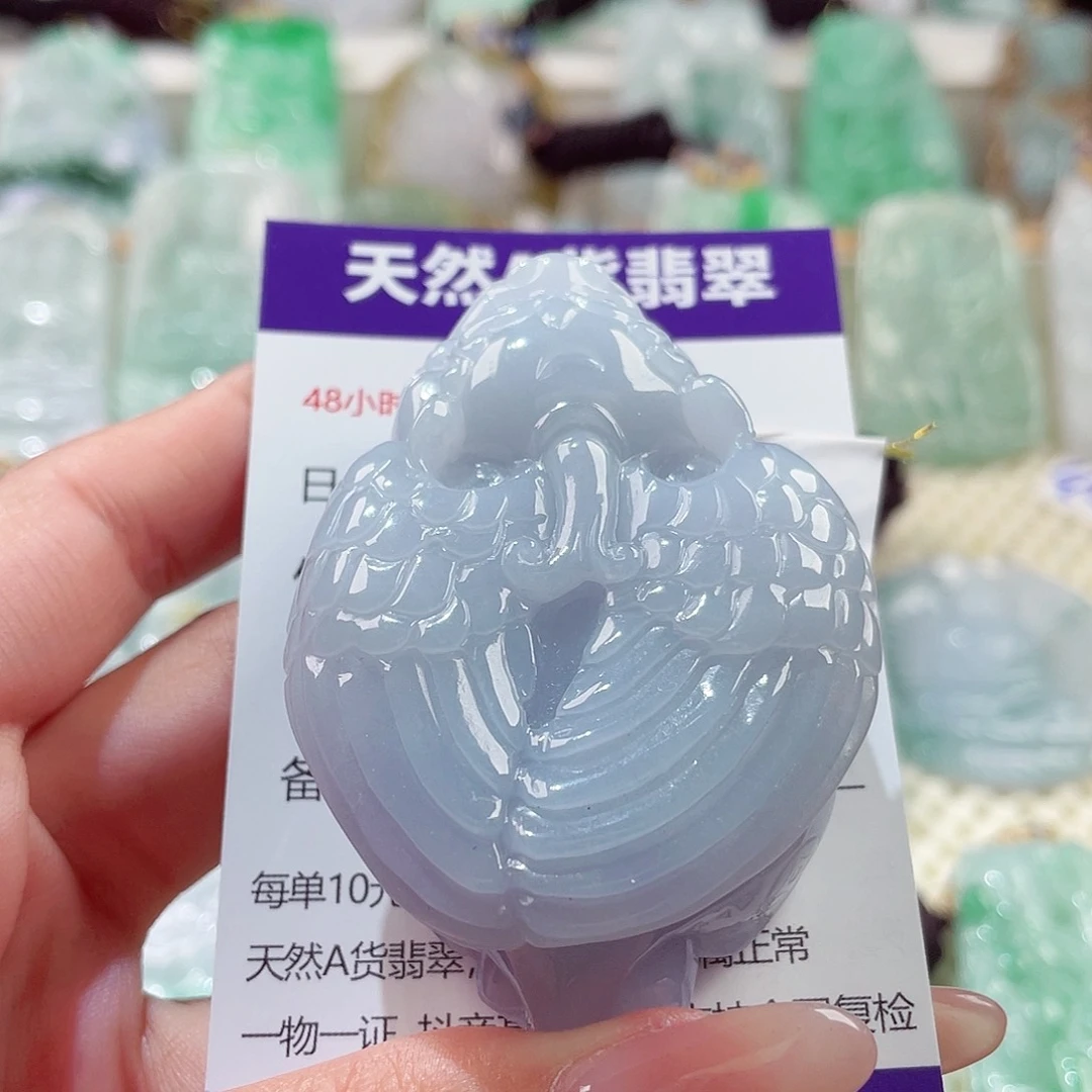 翡翠未镶嵌颈饰貔貅