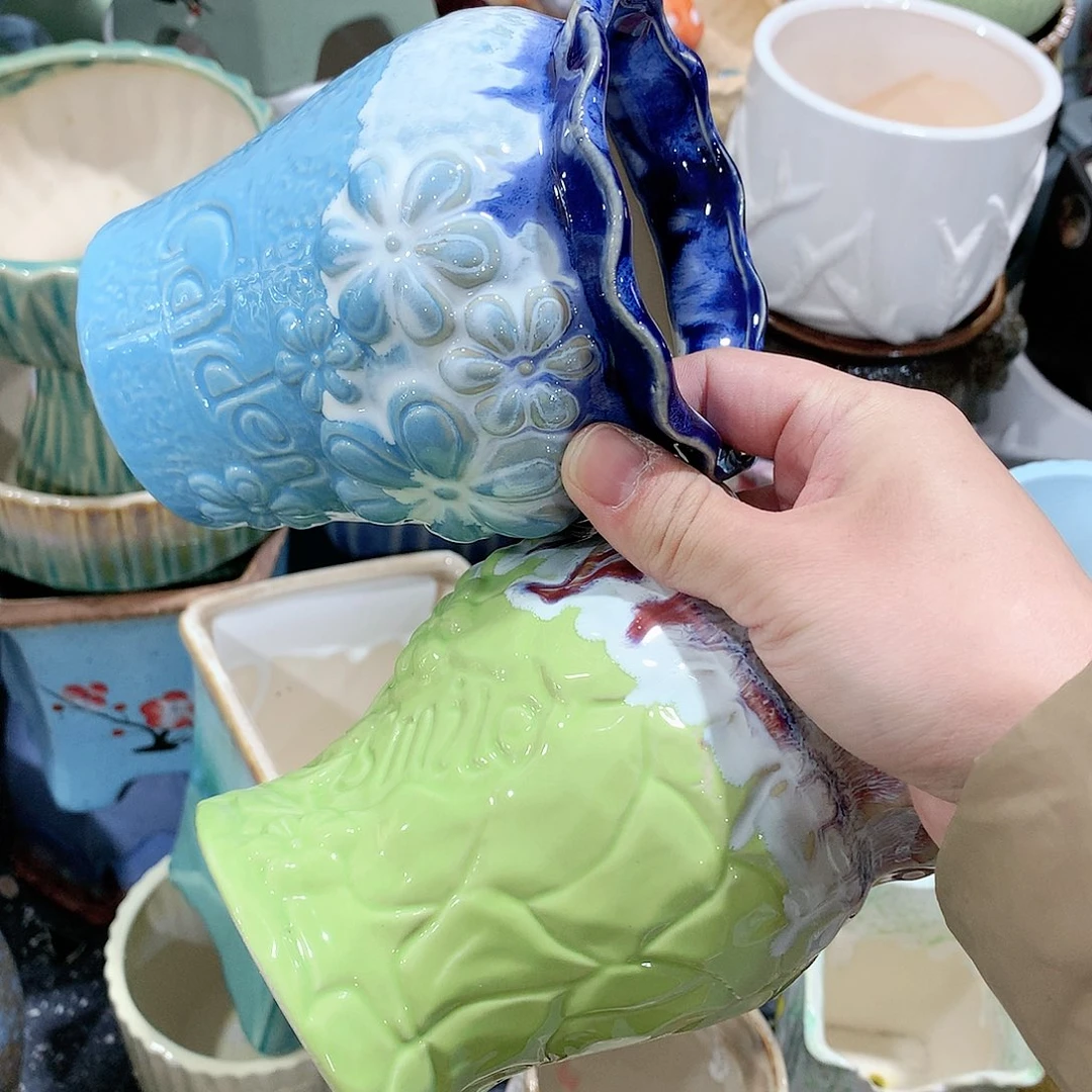 陶瓷陶瓷多肉花盆特价