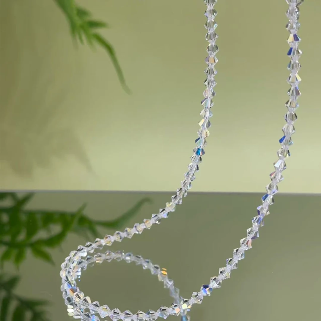 非金属仿水晶项链 【青霜】施华洛系列新款小清新时尚百搭项链1699