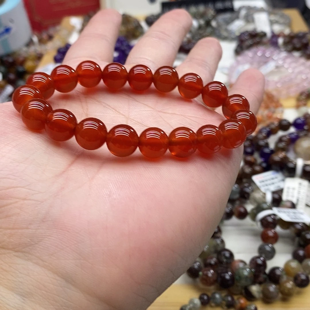 水晶手链未镶嵌多样性发货发一条