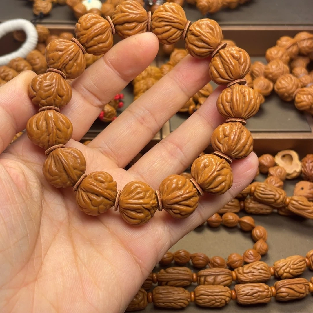 西***情桃核手串龙纹桃核21