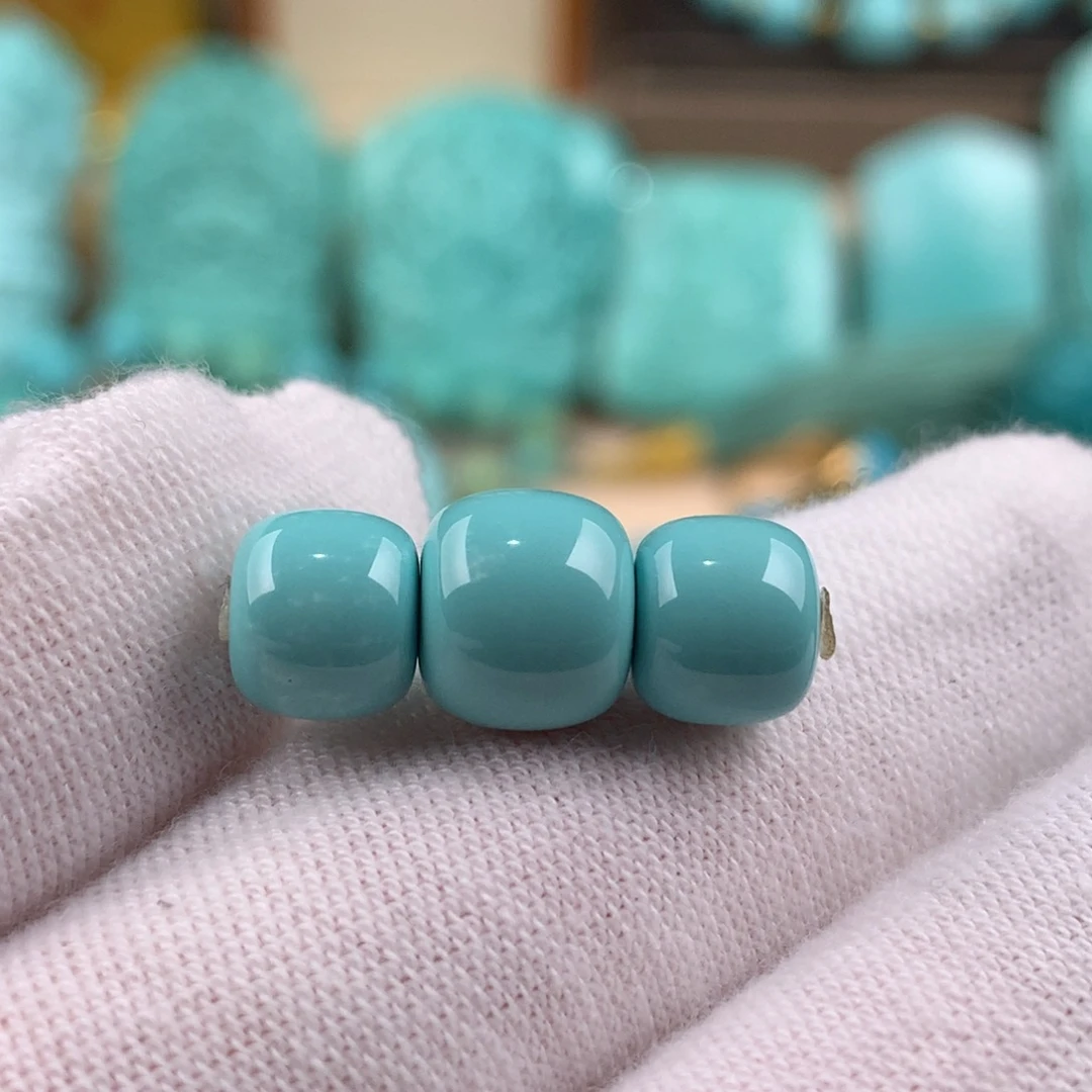 绿松石未镶嵌三件套老型卡8.8