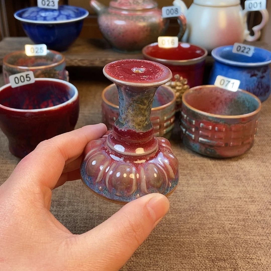 摆件麒***瓷钧瓷摆件材料