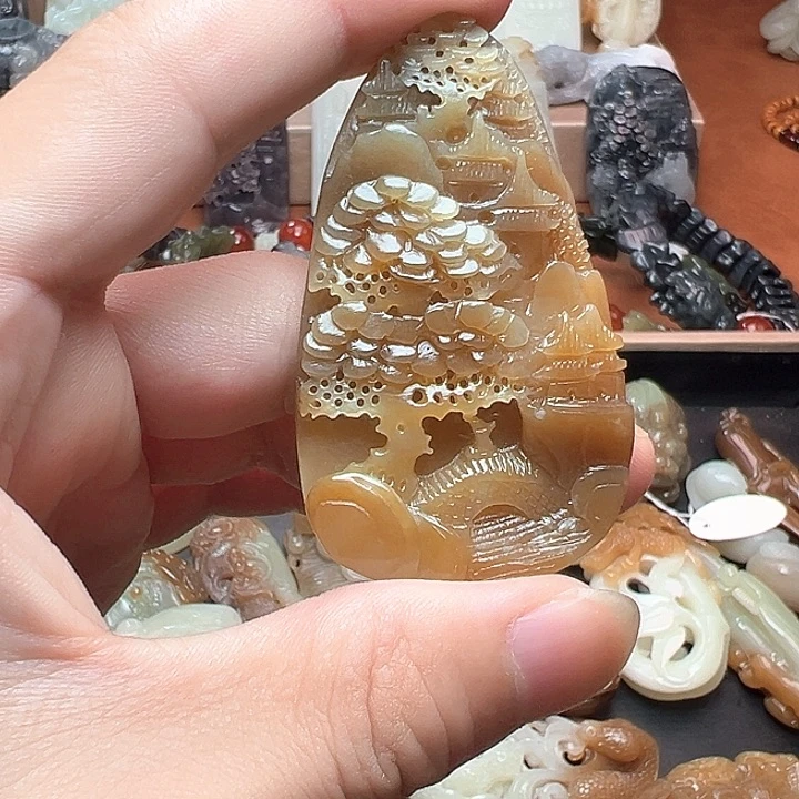 未镶嵌和田玉挂件