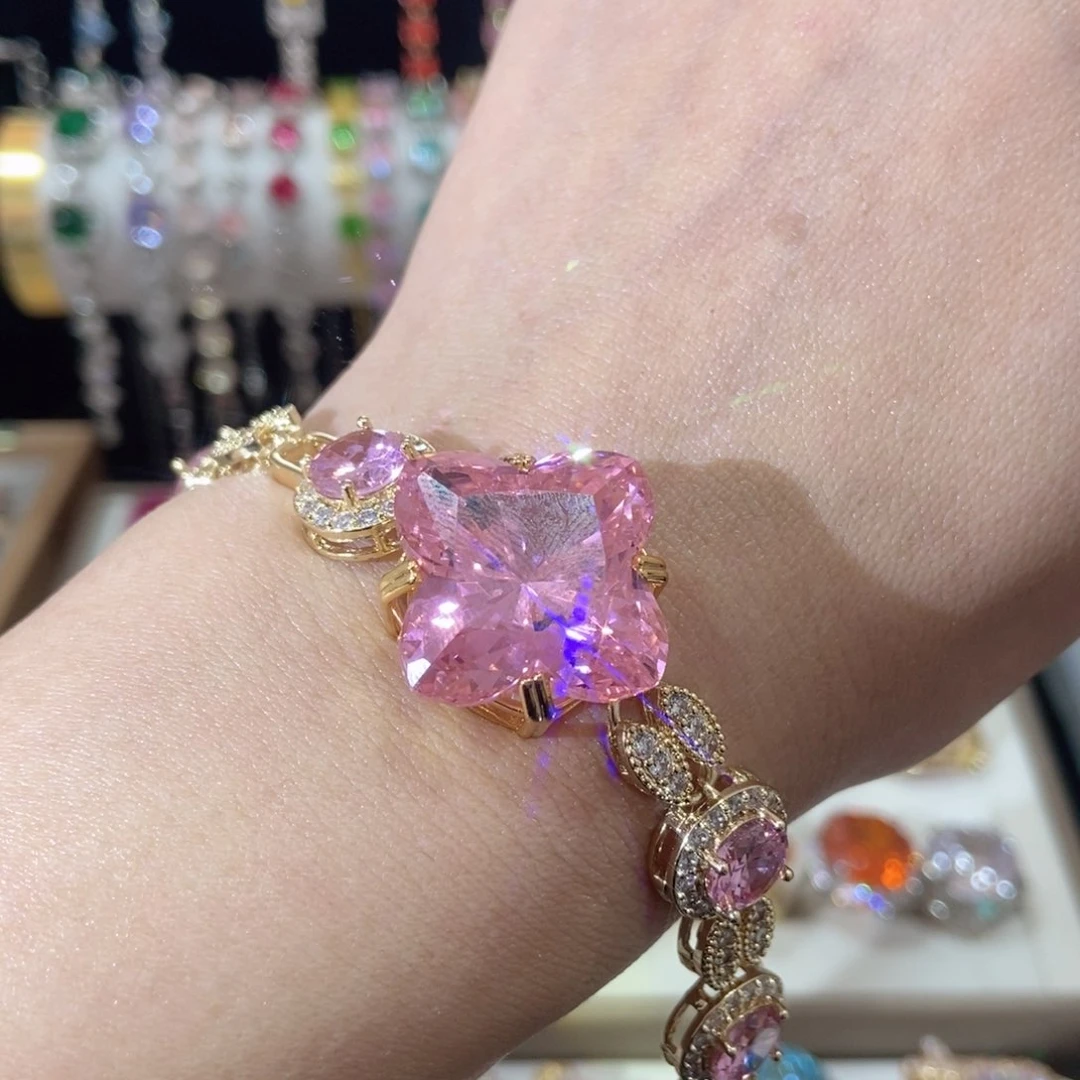 66锆石（处理）手链