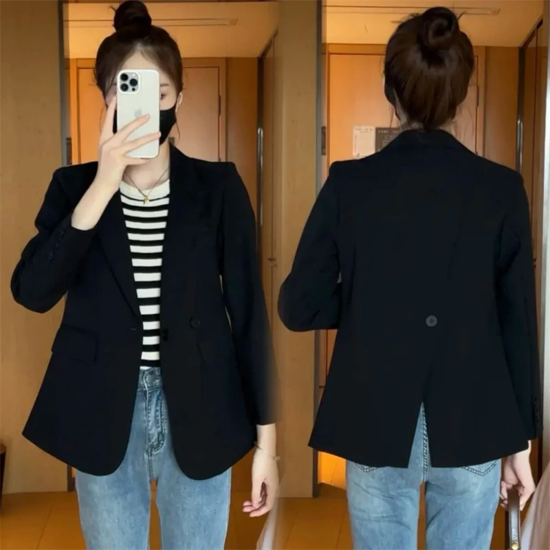 2025早春新款洋气显瘦百搭小西装外套时尚休闲潮流宽松西服上衣女