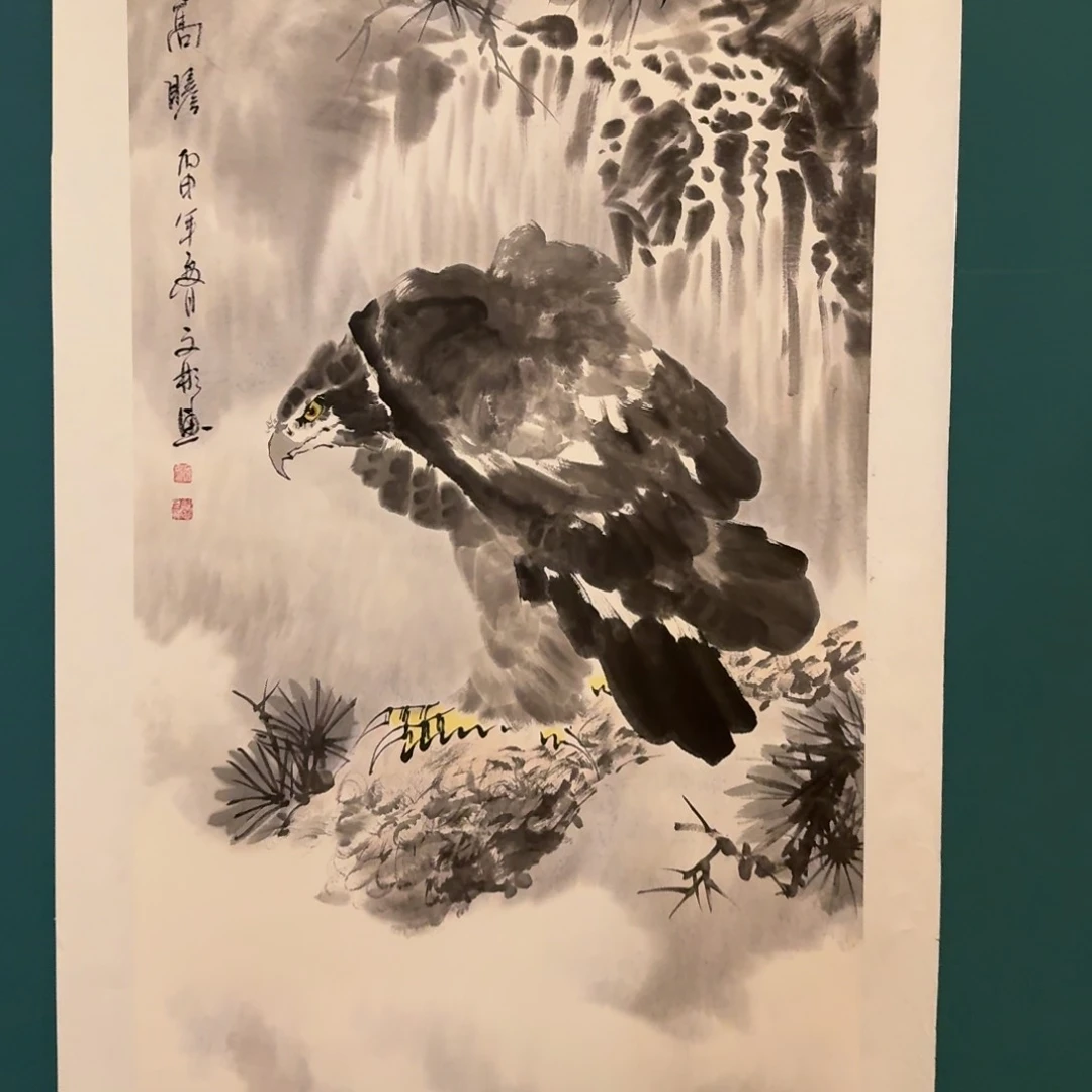国画溥老师作品画作