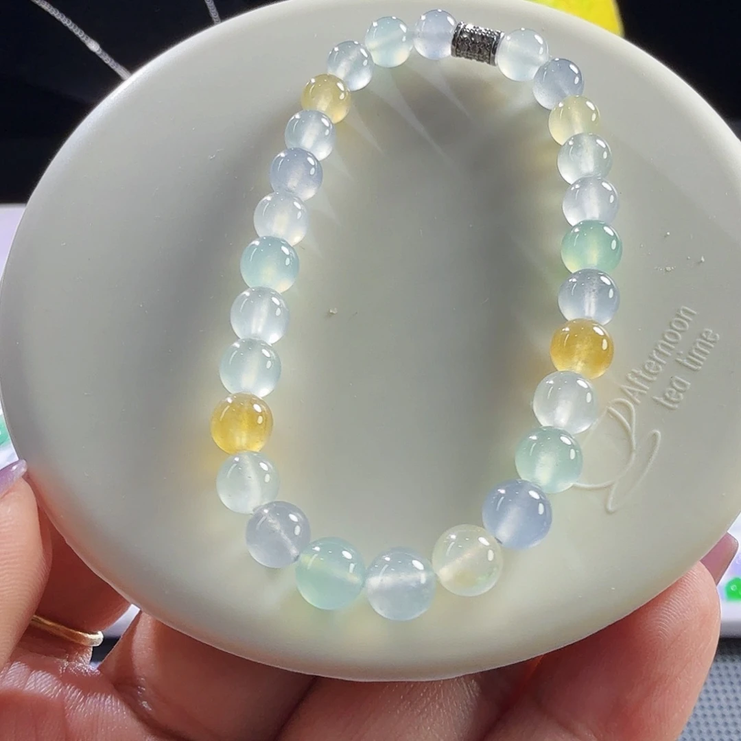 翡翠合金颈饰手串