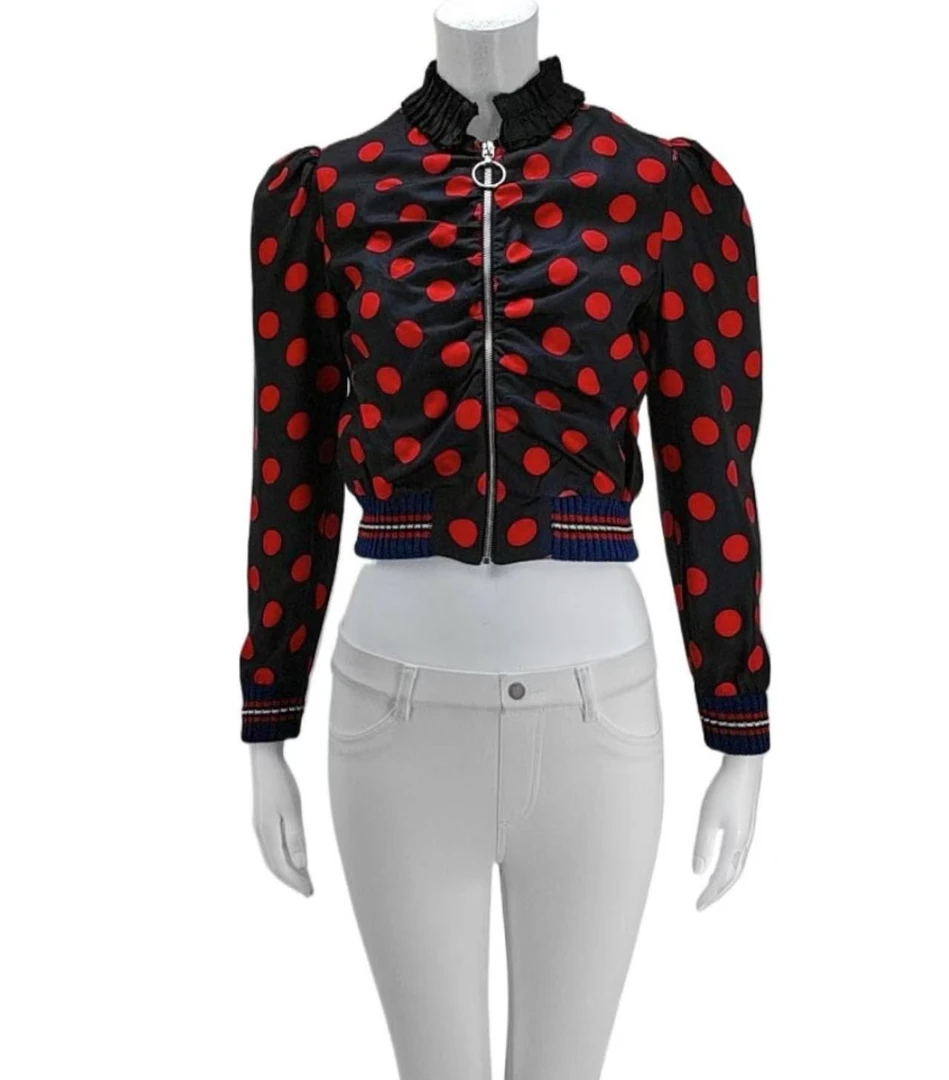 全新未使用 GUCCI/古驰 有奢友得严选丨古驰斑点红色外套00605