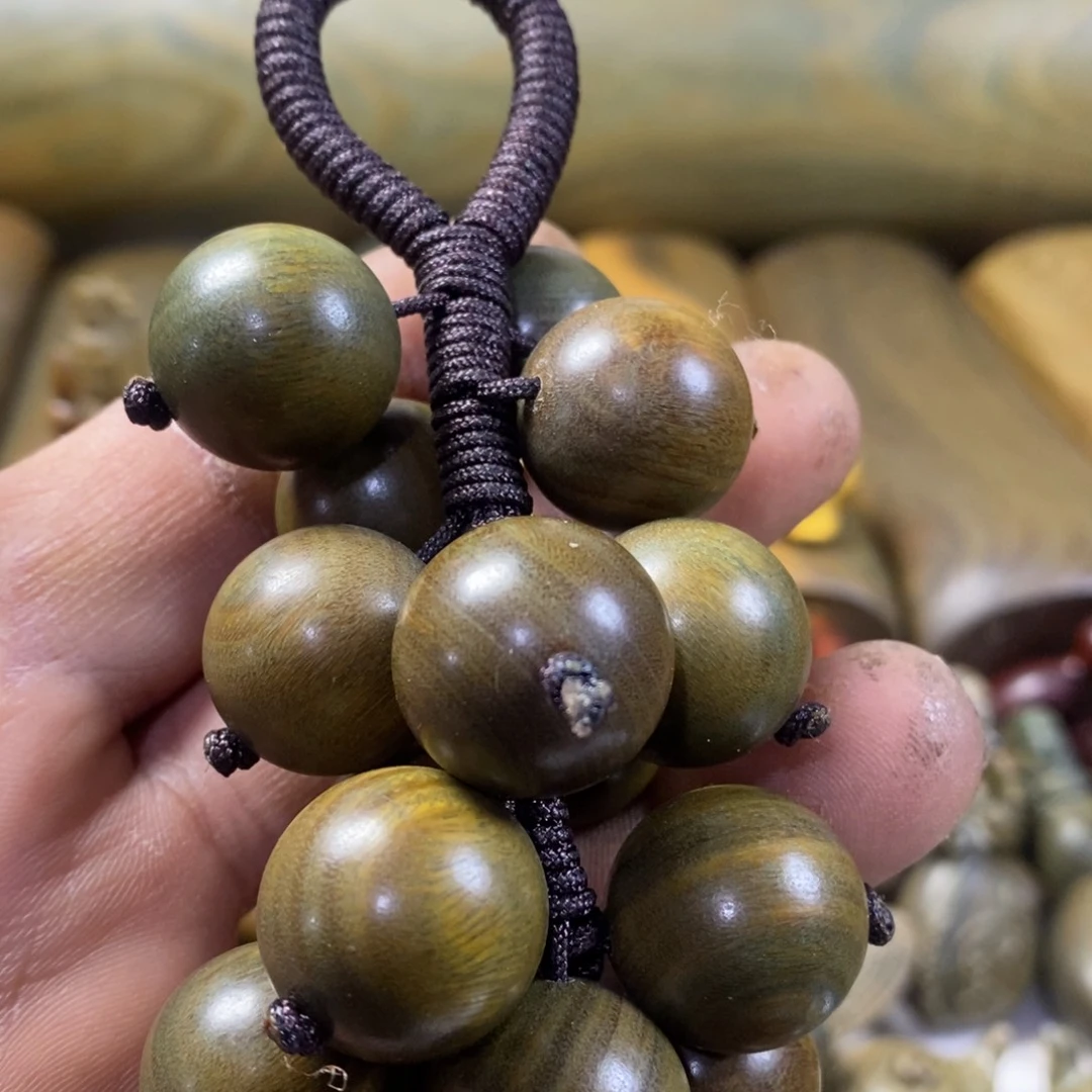 陶瓷绿檀木制工艺品32
