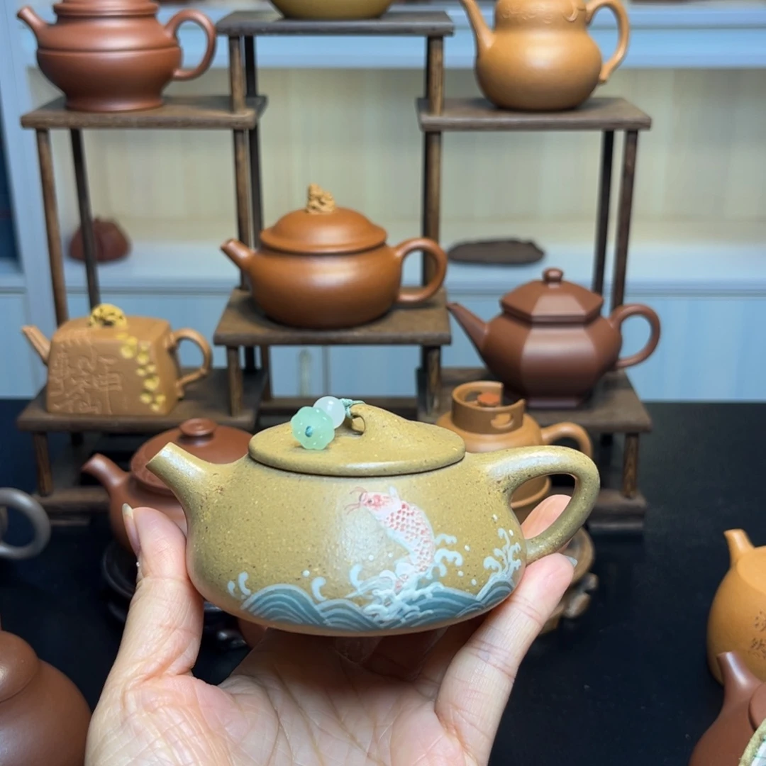 茶壶紫砂手工制作原矿紫砂