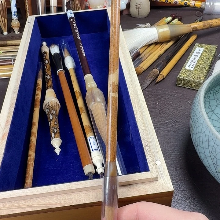 ****蛋红香妃纯狼满花毛笔