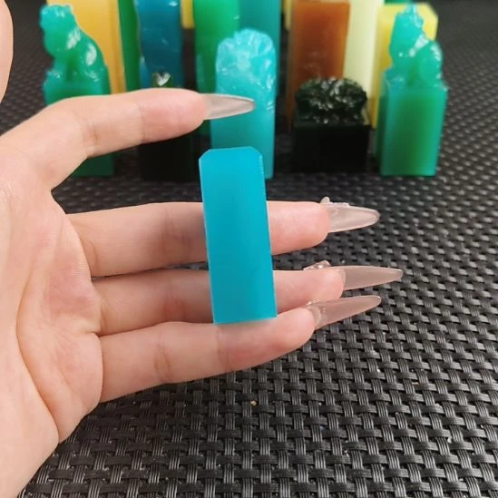 寿山石印石天空蓝素章