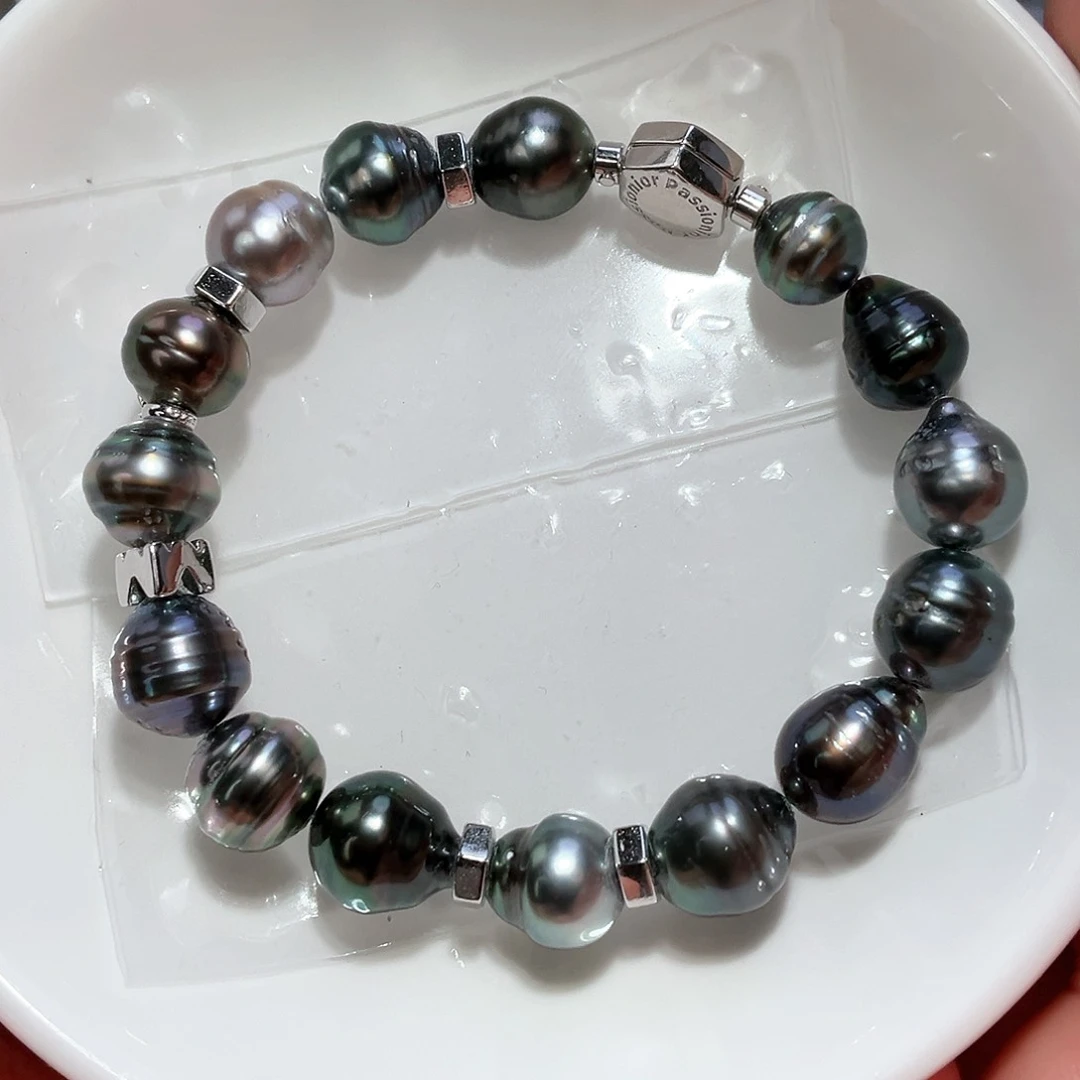 海水珍珠颈饰银S925镶嵌