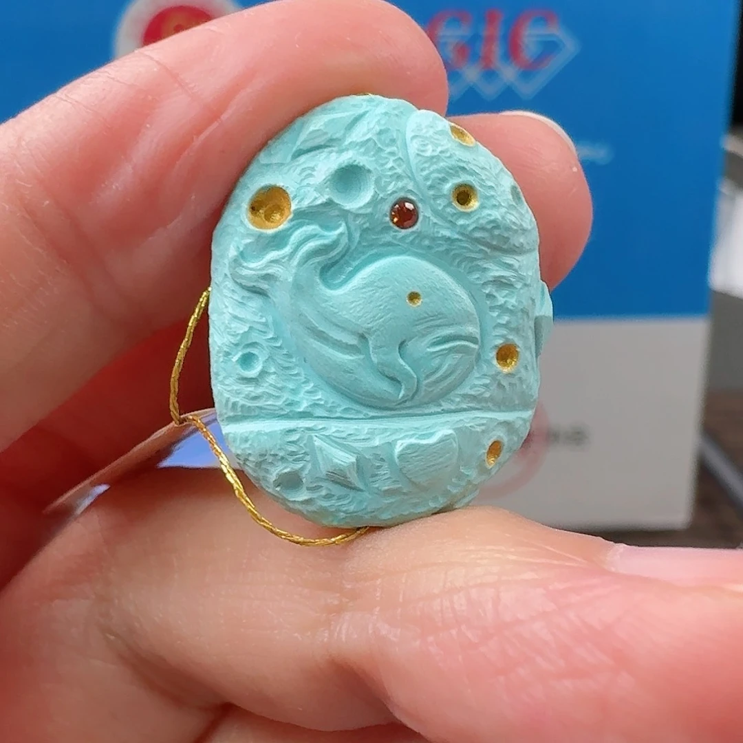 绿松石珠宝奇石未镶嵌