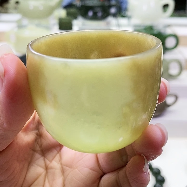 未镶嵌和田玉挂件茶杯75ml