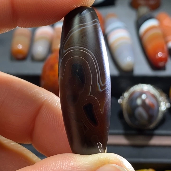 玛瑙/玉髓未镶嵌挂件