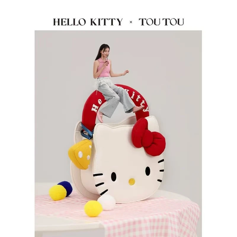 TOUTOUHelloKitty三丽鸥哈喽kt凯蒂猫链条斜跨小包生日礼物送女友