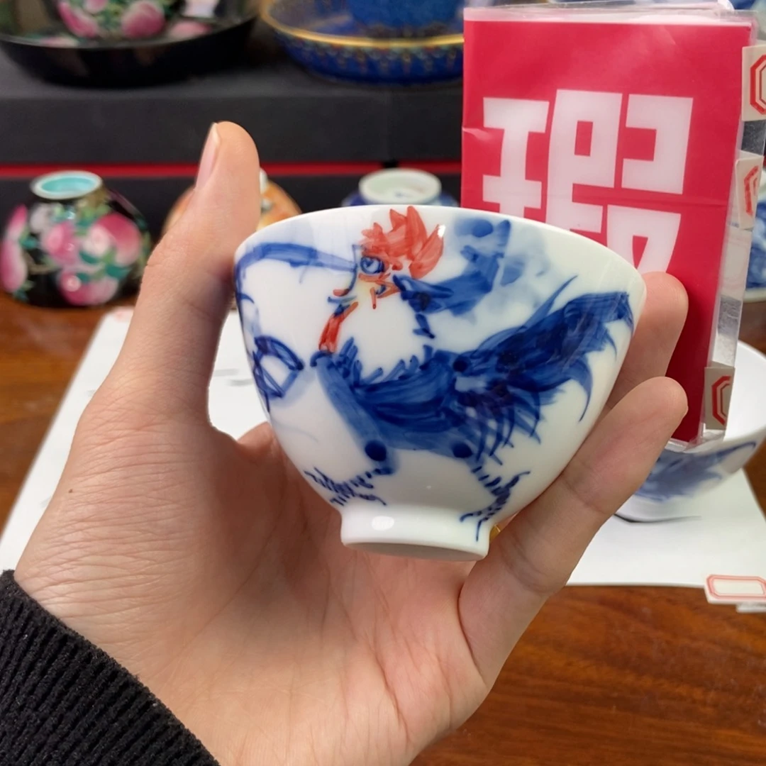 杯景德镇手绘陶瓷艺术