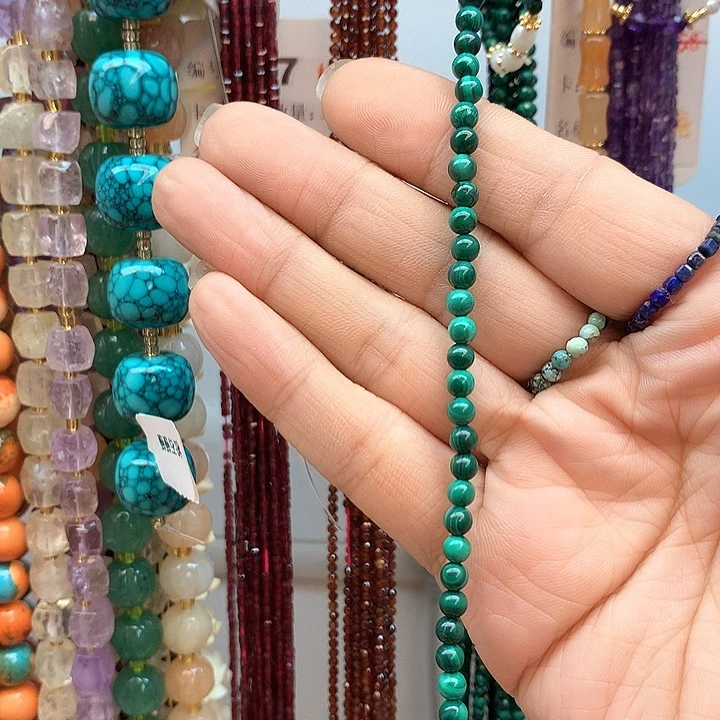 玛瑙/玉髓手串未镶嵌?孔雀卡4