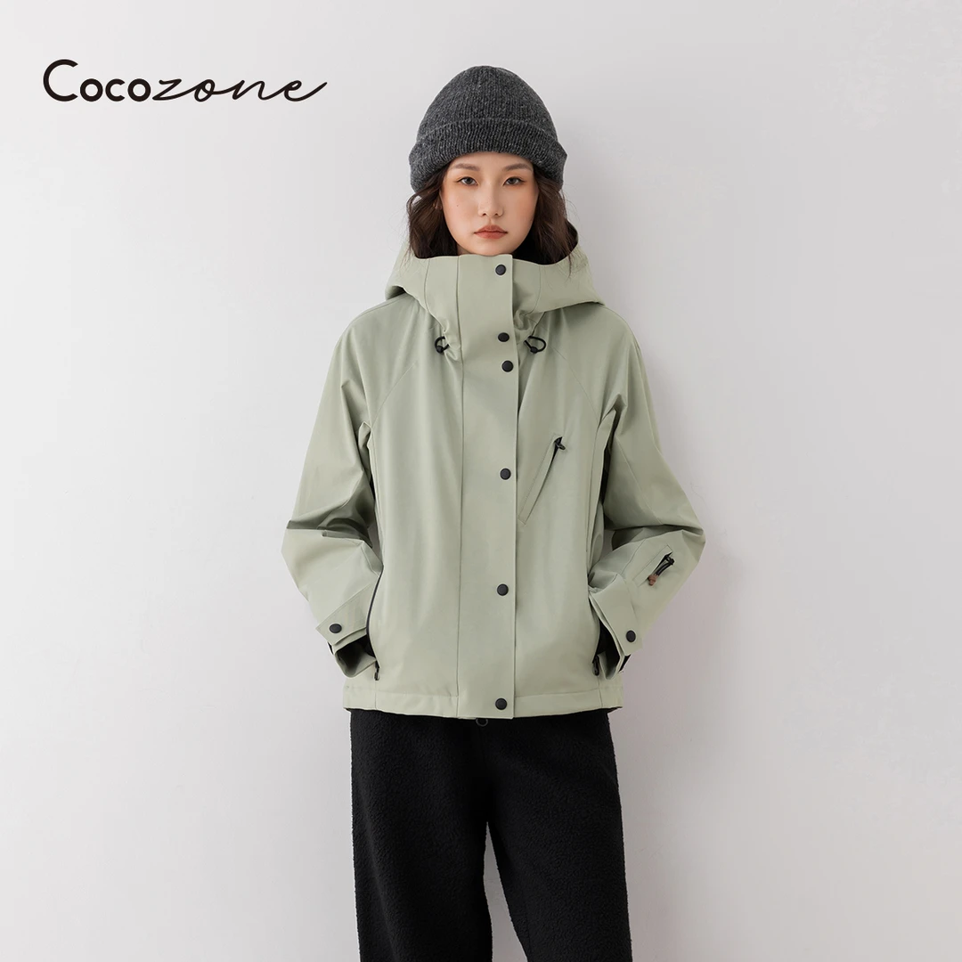 COCO ZONE刘一一“风旅户外”连帽户外运动风外套 CD2A1969